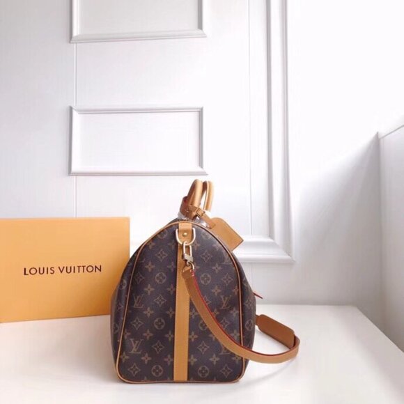 LOUIS VUITTON Classic Report Logo Printed Canvas Handbag - Picture 3 of 9